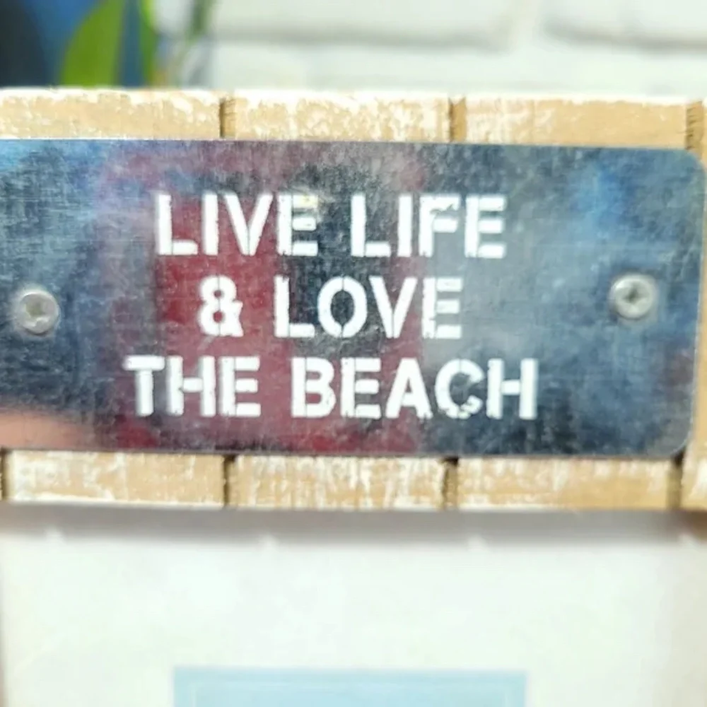Weathered Wood Beach Photo Frame